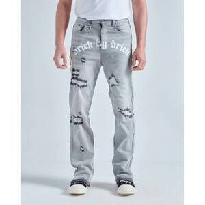 NEW GALA original brick by brick stack denim in black haze